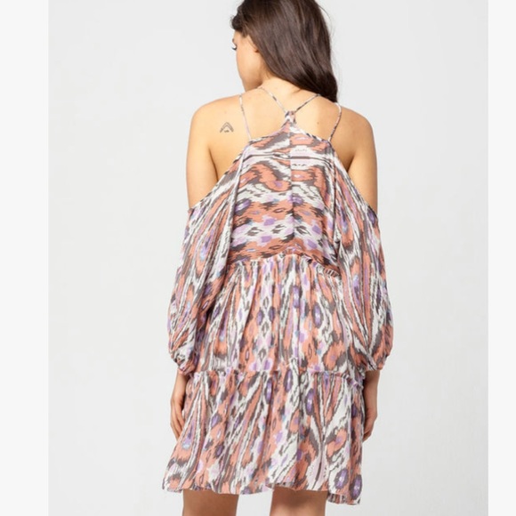 NWT Free People Monarch Cold Shoulder Minidress - Picture 4 of 7